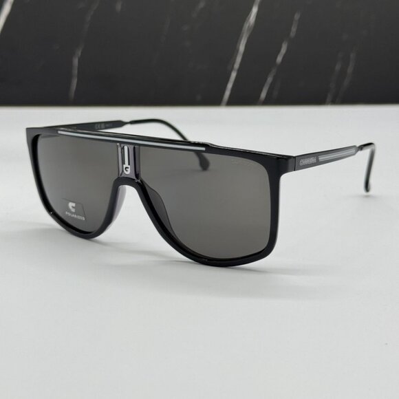 NEW CARRERA 1056/S 08A SUNGLASSES MEN AVIATOR BLACK EYEWEAR - Picture 3 of 8